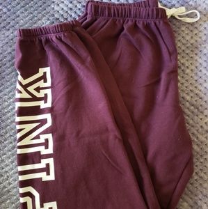 VS Pink Sweat Pants